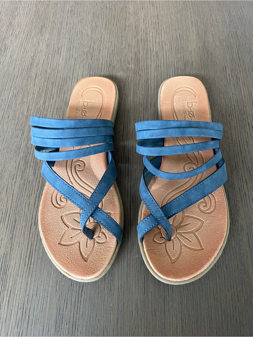 Born Concept Blue Strappy Women's Sandals